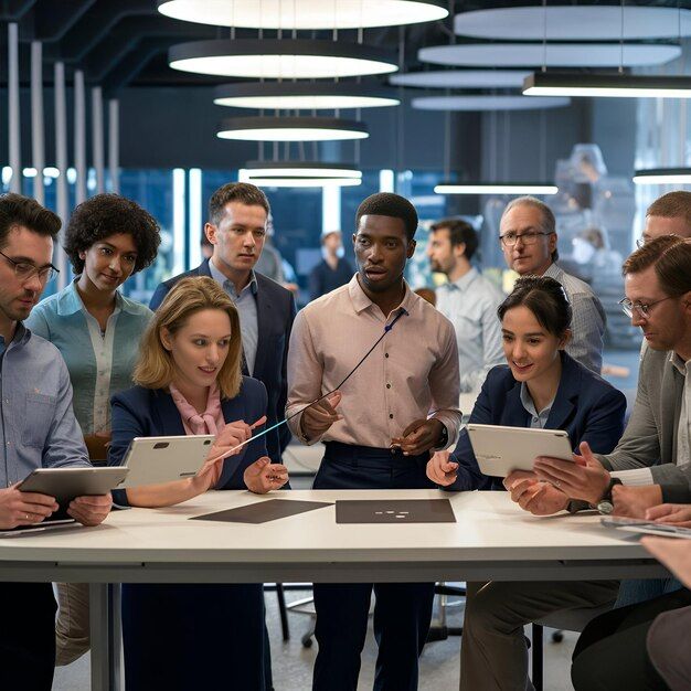 Team collaboration on electronic gadgets